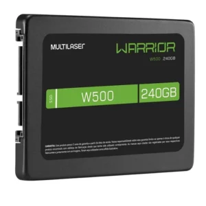 SSD Gamer Warrior 2,5 240GB W500 SATA III Leituras: 540 MB/S / Gravacoes: 500 MB/S - SS210